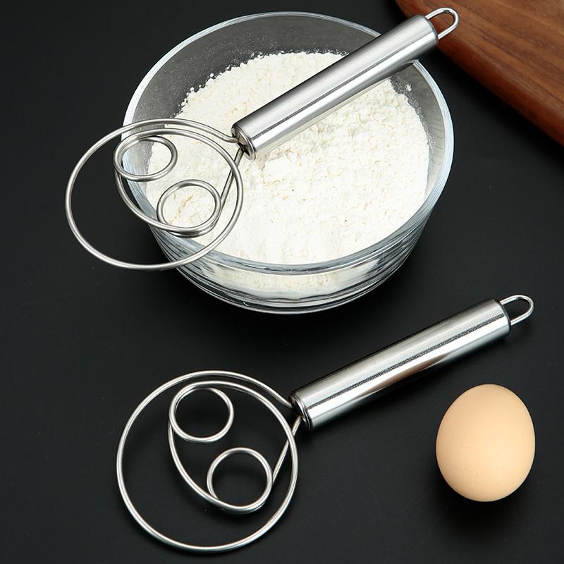 Kitchen Baking Mixer - ที่ตีแป้งแบบมีรูแขวน ทำจากสแตนเลส สำหรับทำขนมปัง เค้ก ขนมอบ และแป้งต่างๆ