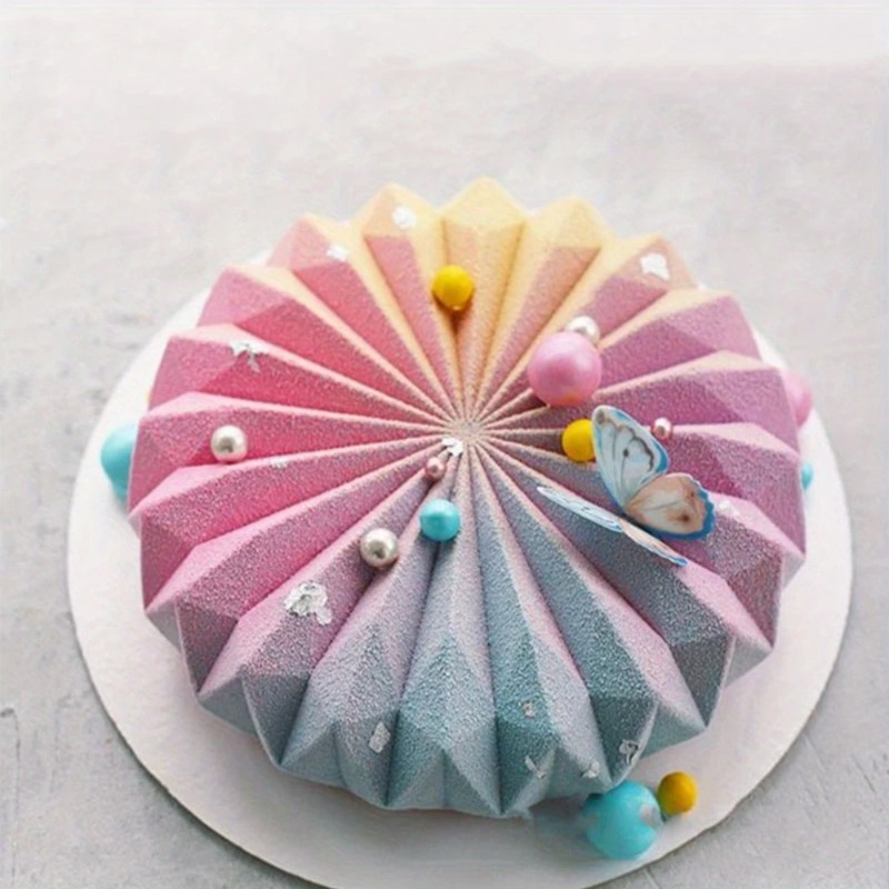 3D รอบมูสฝรั่งเศสเค้กซิลิโคนแม - Kitchen Baker บทวิจารณ์และราคา
