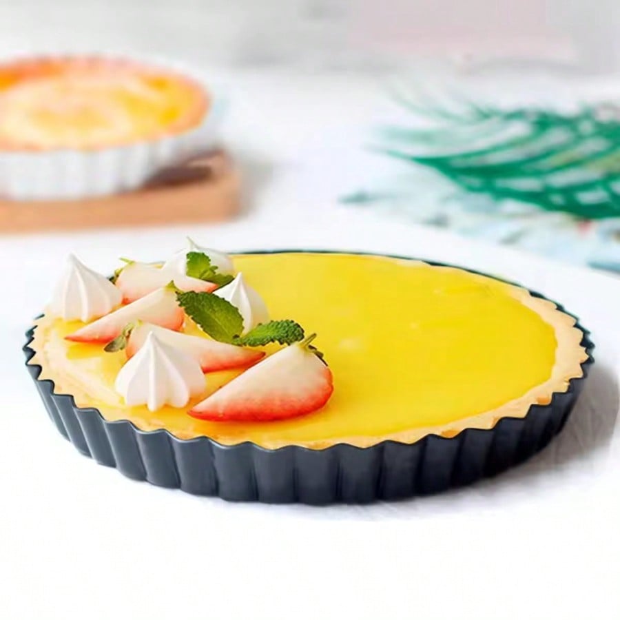 ถาดอบเค้กแบบไม่ติดกระทะ ถาดอบพ - Tart Pan Loose บทวิจารณ์และราคา