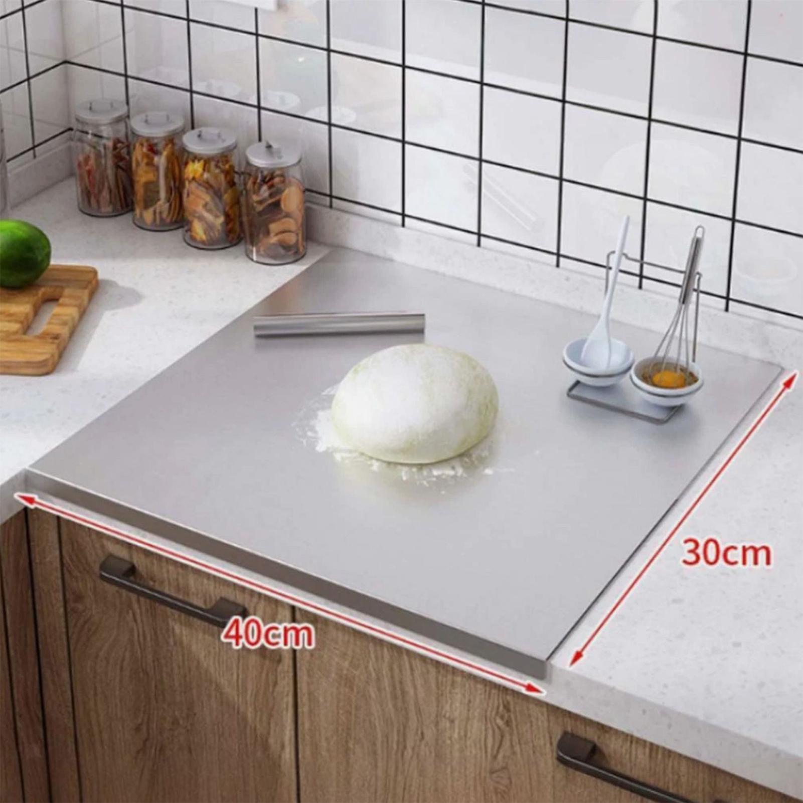 เขียงสแตนเลสแบบไม่ติดกระทะสองด - Kitchen Baking Tools บทวิจารณ์และราคา