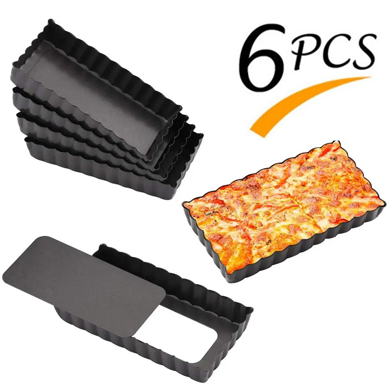 ชุดถาดทาร์ตขนาดเล็ก6ชิ้นถาดขนม - Tart Pan Loose บทวิจารณ์และราคา
