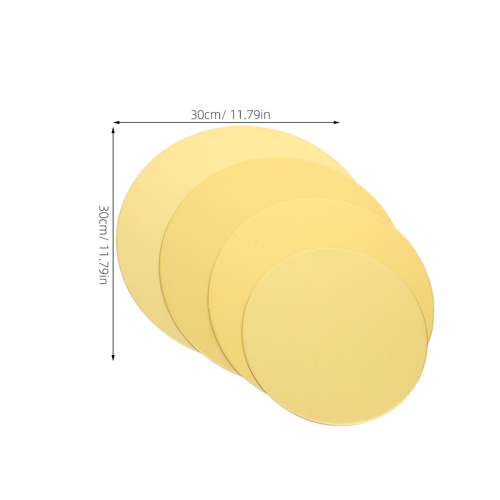 ฐานรองเค้ก 4 ชิ้น วัสดุเกรดอาห - Cake Board Round บทวิจารณ์และราคา