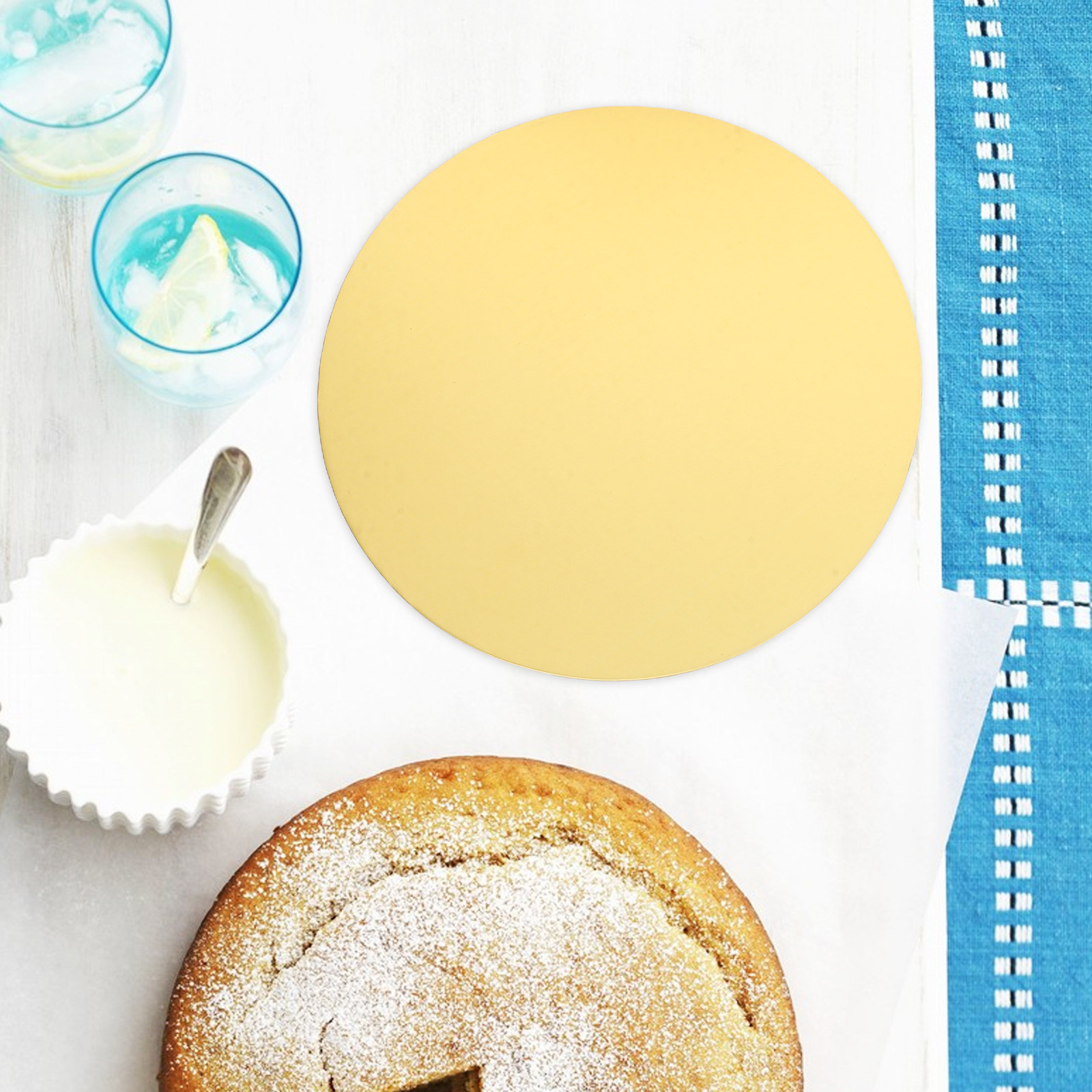 ฐานรองเค้ก 4 ชิ้น วัสดุเกรดอาห - Cake Board Round บทวิจารณ์และราคา