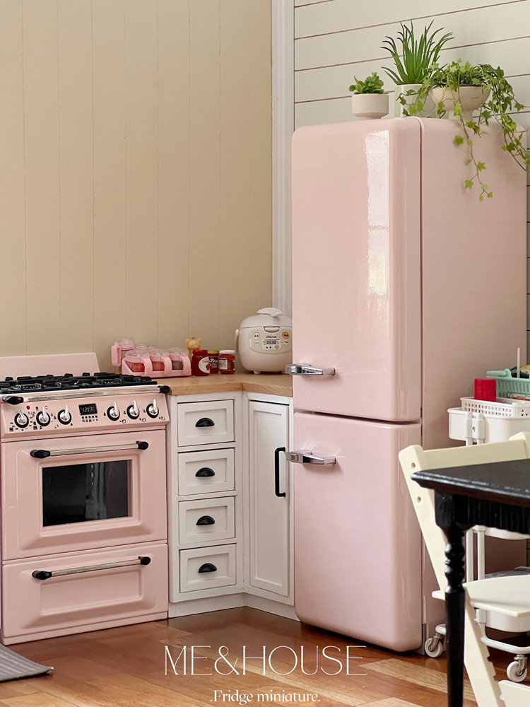 บ้านตุ๊กตา1/6ตู้เย็นโลหะ akses - Kitchen Uncle บทวิจารณ์และราคา
