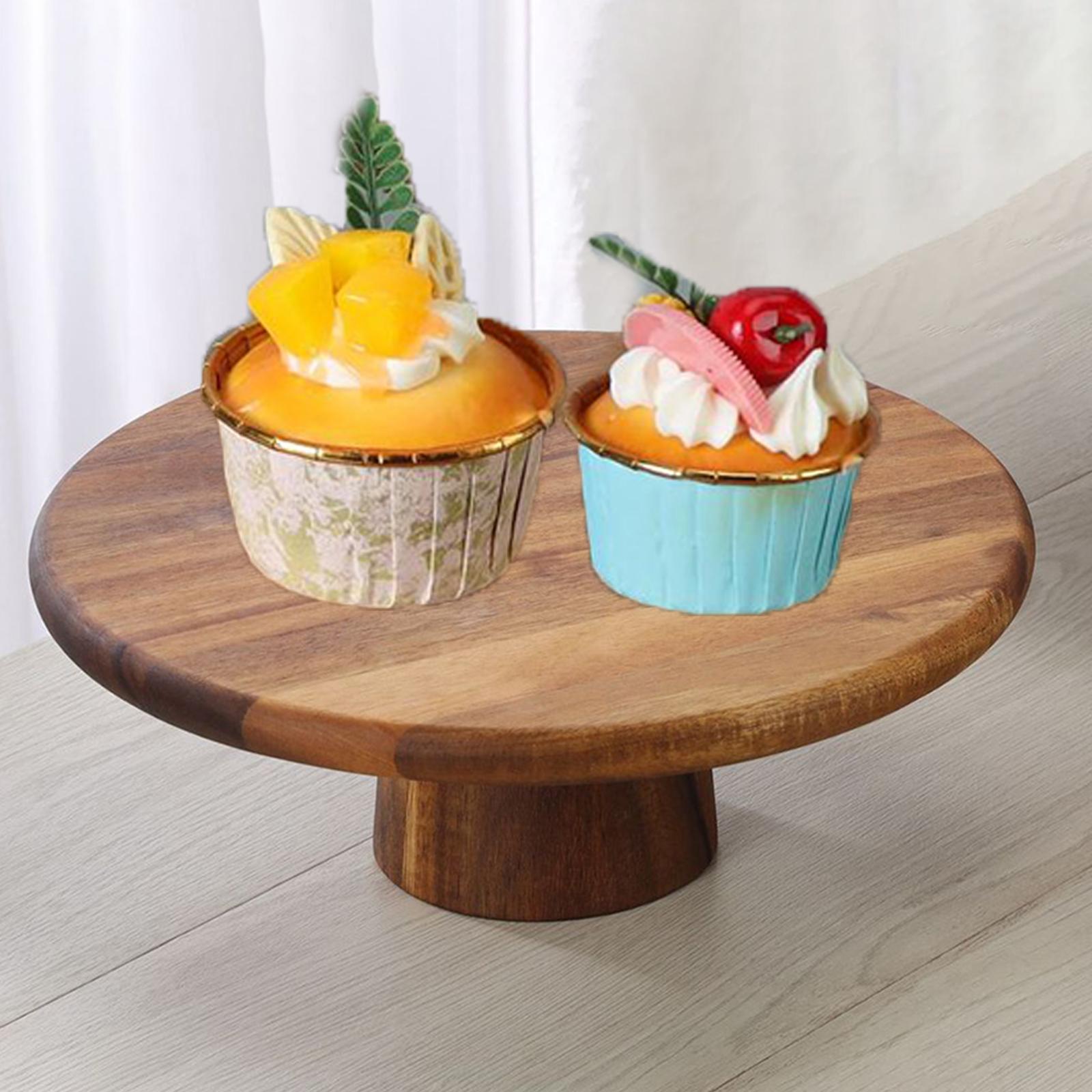 ขาตั้งเค้กไม้ ถาดเสิร์ฟชีสอเนก - Cake Board Round บทวิจารณ์และราคา