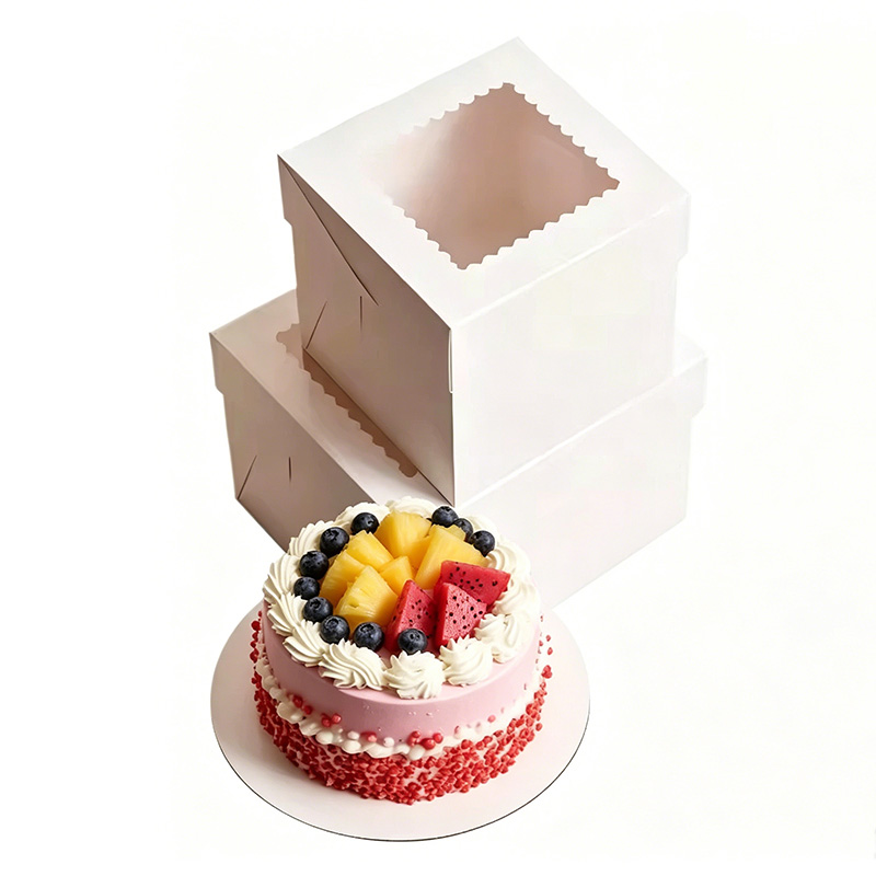 2/4/6PCS กล่องเบเกอรี่สีขาวพร้ - Kitchen Baking Tools บทวิจารณ์และราคา
