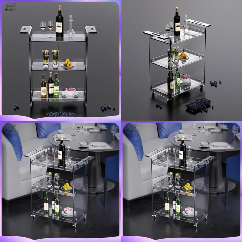 รถเข็นครัว 3 ชั้น รุ่นใหม่ พร้ - Kitchen Baking Trolley บทวิจารณ์และราคา
