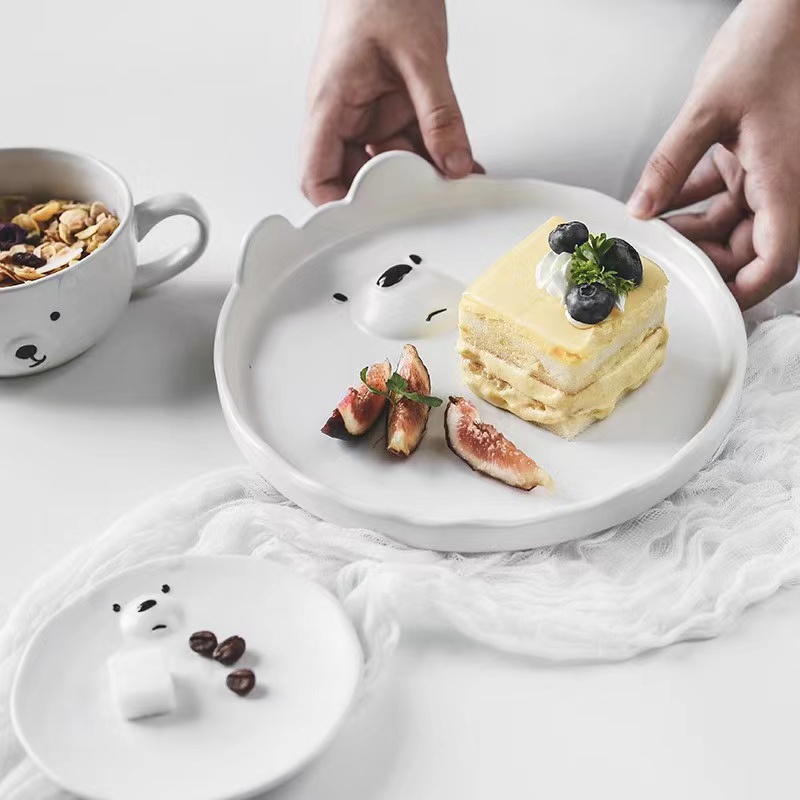 ชุดจานอาหารเซรามิกสีขาวสำหรับม - Cake Board Round บทวิจารณ์และราคา