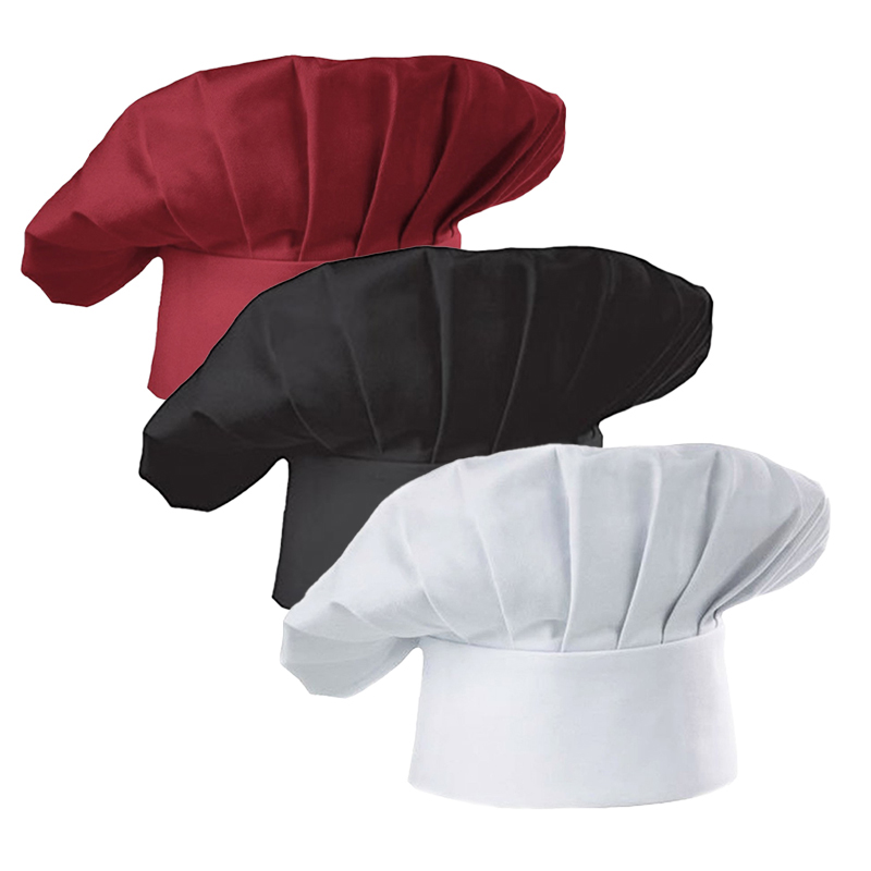 หมวกเชฟสีขาว 3 ชิ้น สูง 22 ซม. - Kitchen Baker บทวิจารณ์และราคา