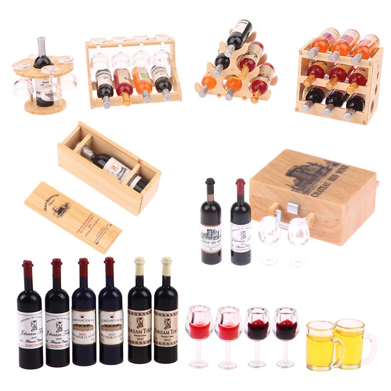 Miniature แก้วไวน์ Rack Goblet - Kitchen Uncle บทวิจารณ์และราคา