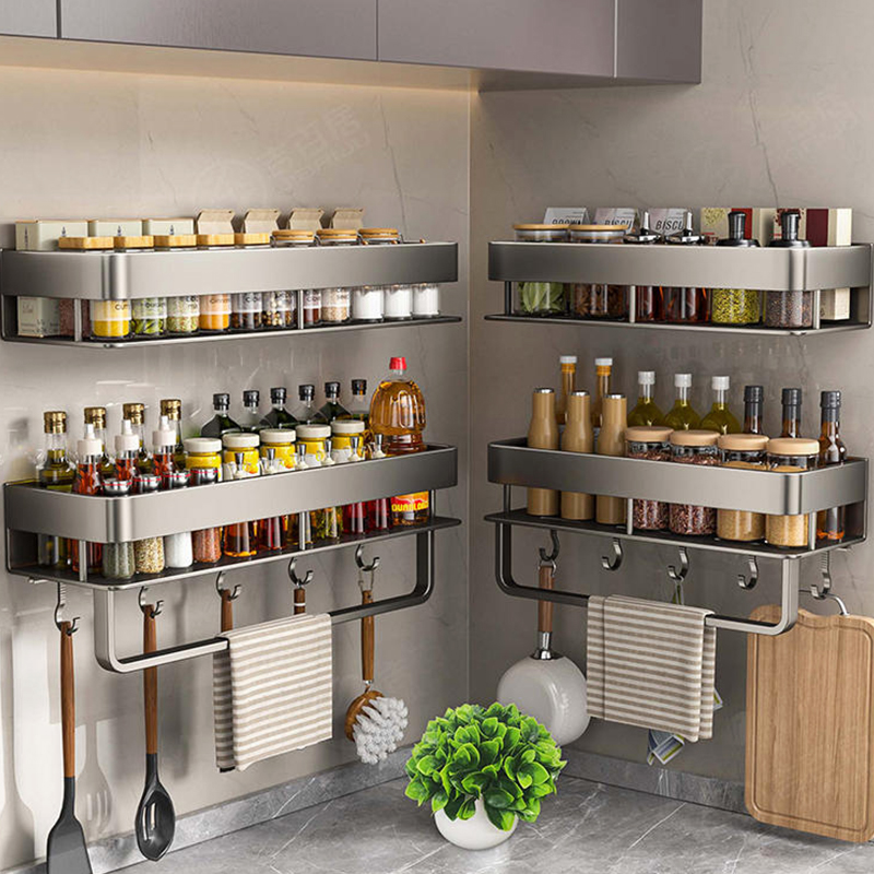 ชั้นวางของในครัวอะลูมิเนียม ชั - Kitchen Uncle บทวิจารณ์และราคา
