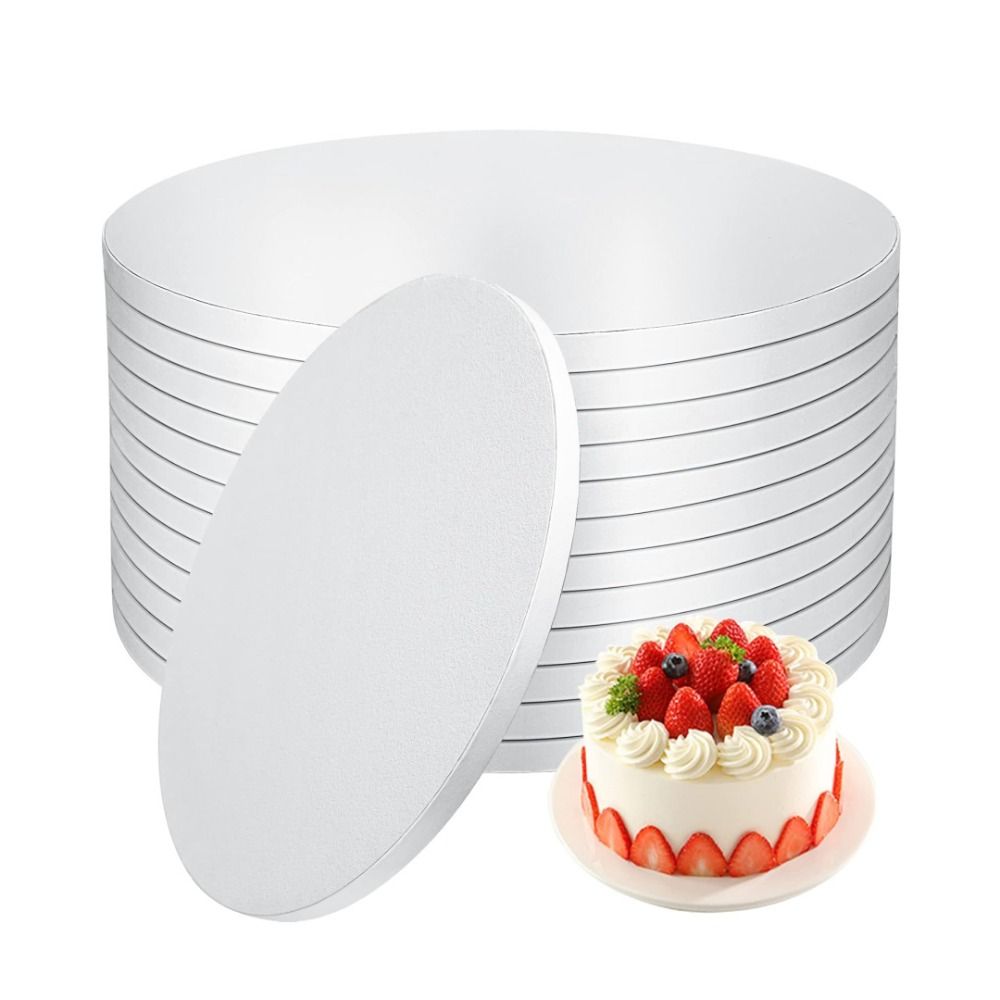 ฐานรองเค้กแบบใช้แล้วทิ้ง ขนาด  - Cake Board Round บทวิจารณ์และราคา