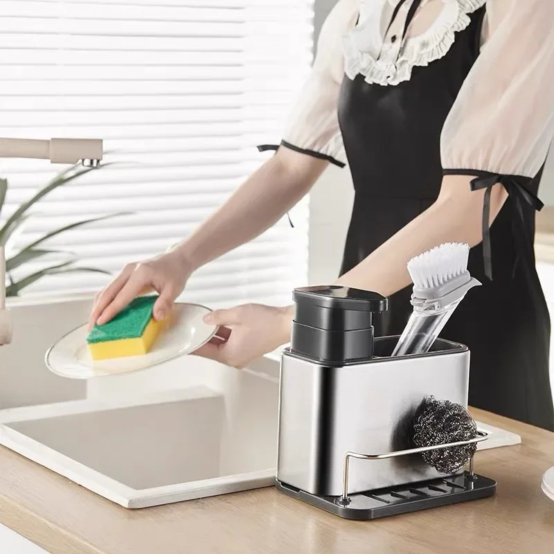 ที่วางฟองน้ำและที่จ่ายสบู่อเนก - Kitchen Uncle บทวิจารณ์และราคา