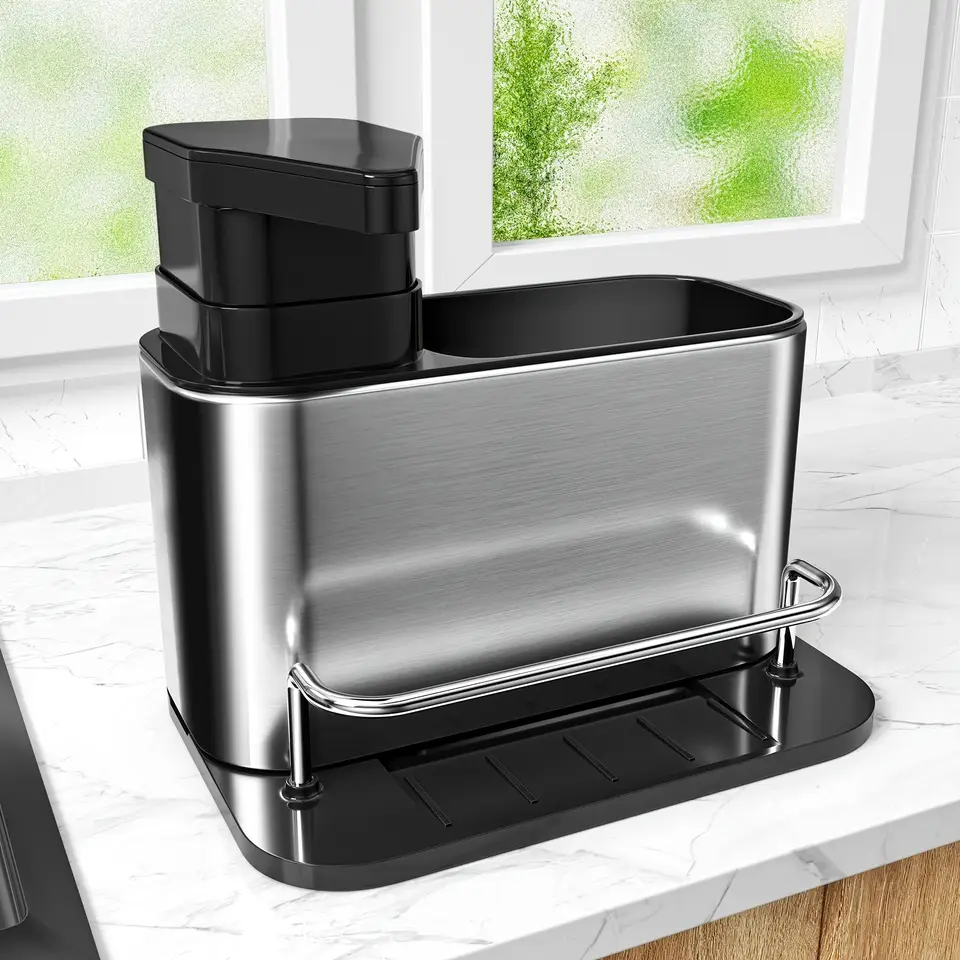 ที่วางฟองน้ำและที่จ่ายสบู่อเนก - Kitchen Uncle บทวิจารณ์และราคา