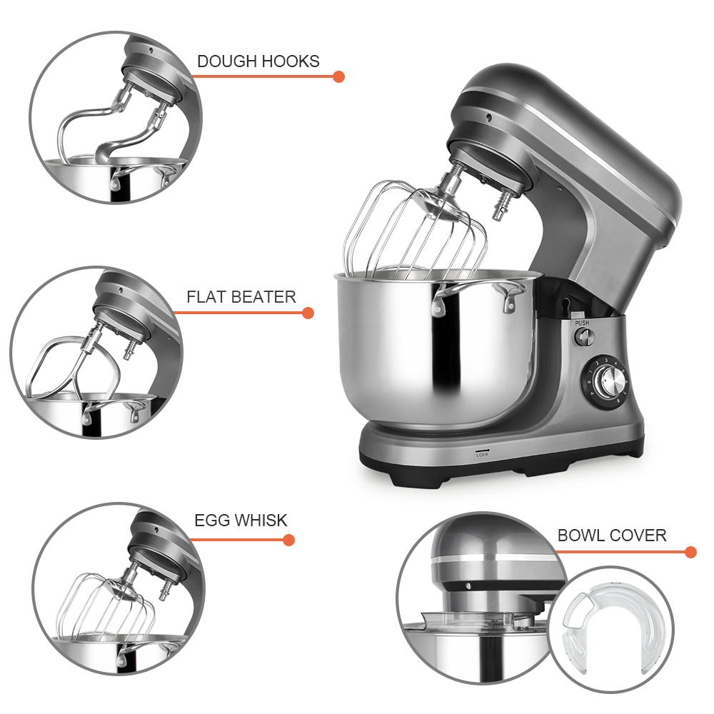 เครื่องผสมอาหารไฟฟ้าขนาดใหญ่ 1 - Kitchen Baking Mixer บทวิจารณ์และราคา