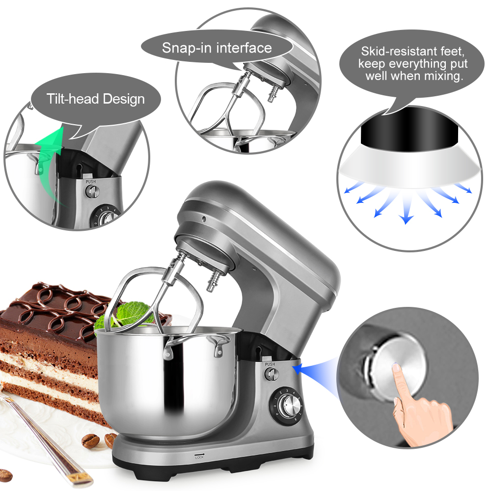 เครื่องผสมอาหารไฟฟ้าขนาดใหญ่ 1 - Kitchen Baking Mixer บทวิจารณ์และราคา