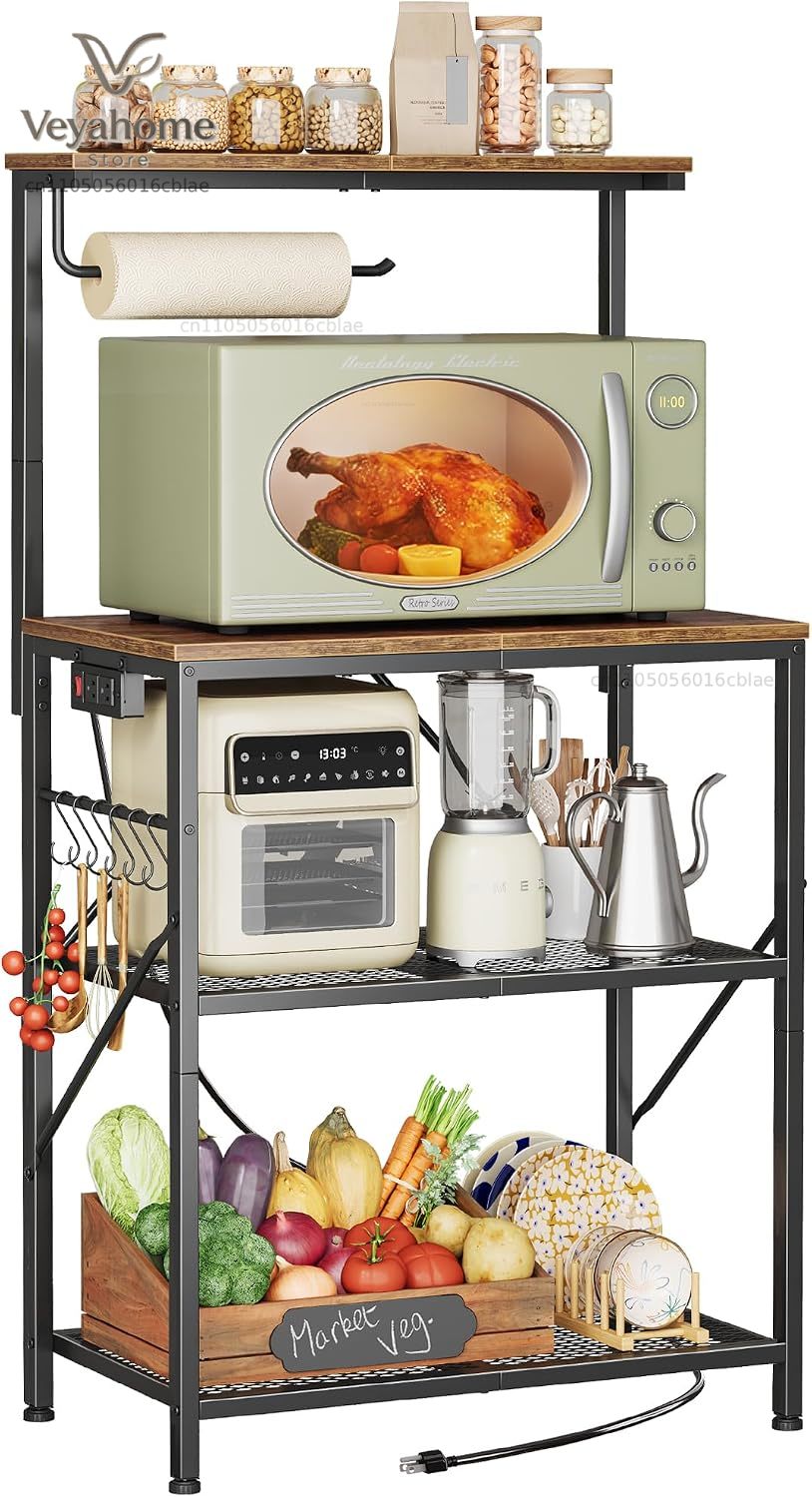 ชั้นวางของแบบ 4 ชั้น Huuger พร - Kitchen Baker บทวิจารณ์และราคา