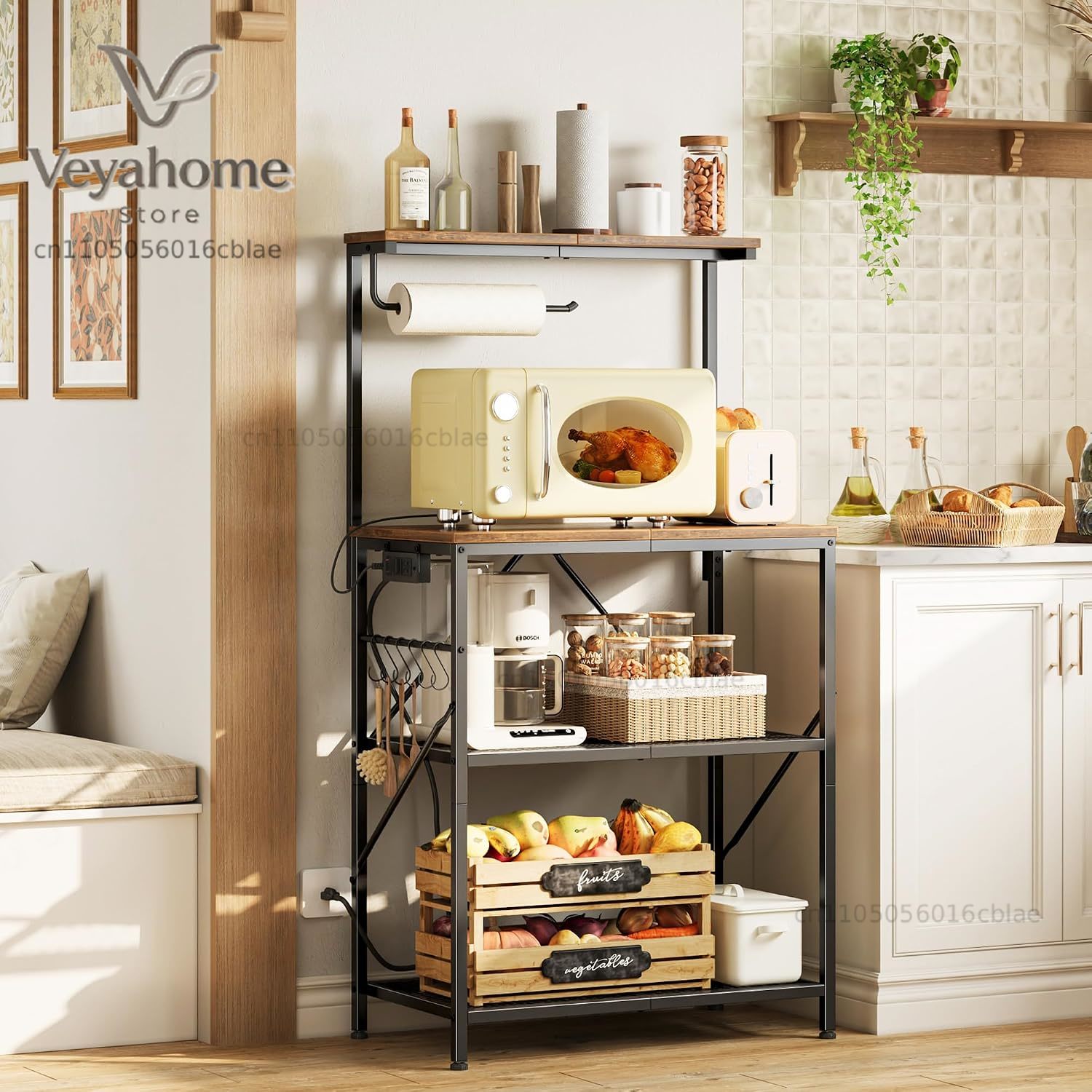 ชั้นวางของแบบ 4 ชั้น Huuger พร - Kitchen Baker บทวิจารณ์และราคา