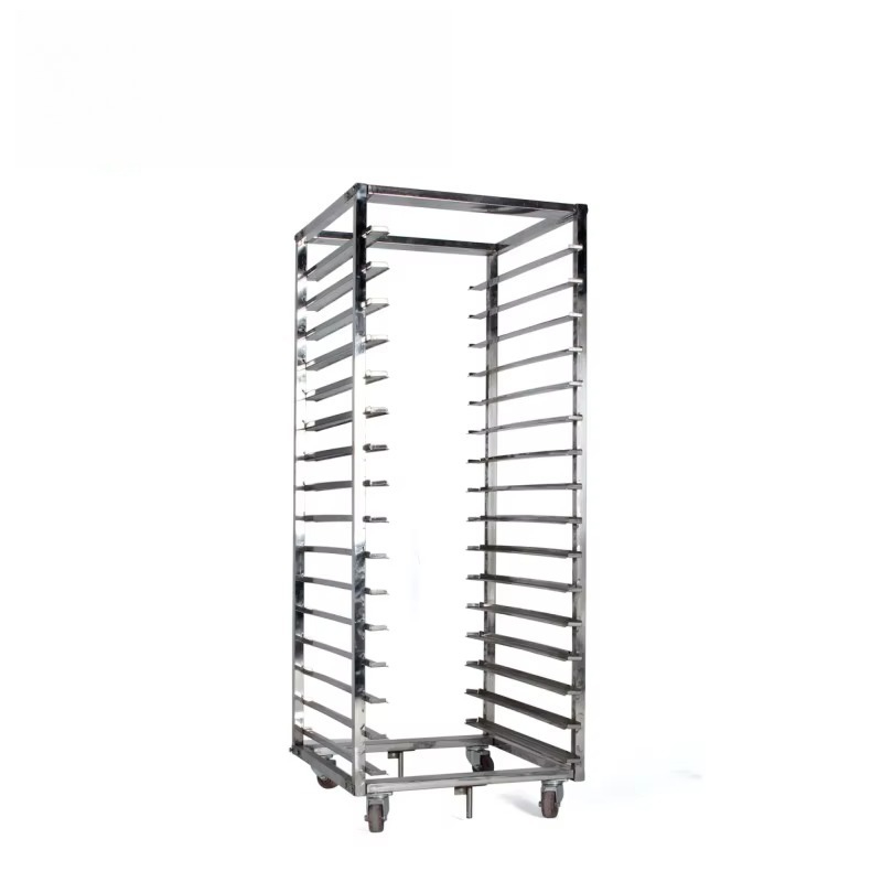 รถเข็นถาดสแตนเลสสำหรับอบขนมปัง - Kitchen Baking Trolley บทวิจารณ์และราคา
